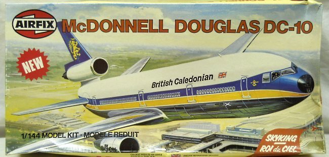 Airfix 1/144 McDonnell Douglas DC-10-30 Sky King Issue - British Caledonian Airlines (DC-10), 06177-7 plastic model kit